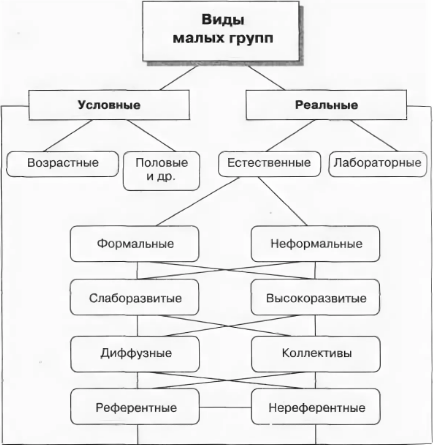 Понятие коллектива в психологии - Группы и их классификация