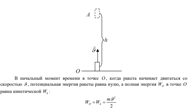 С поверхности Земли вертикально вверх пущена ракета со скоростью v=5 км/с. На какую высоту она поднимется?