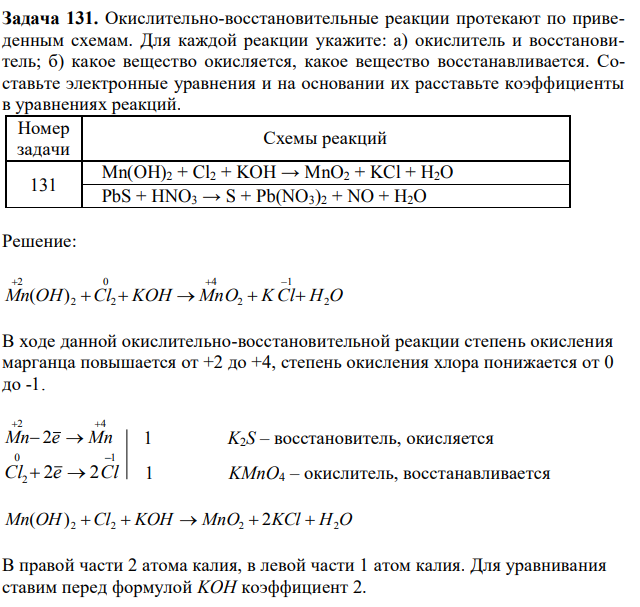 Окислительно-восстановительные реакции протекают по приведенным схемам. Для каждой реакции укажите: а) окислитель и восстановитель; б) какое вещество окисляется, какое вещество восстанавливается. Составьте электронные уравнения и на основании их расставьте коэффициенты в уравнениях реакций