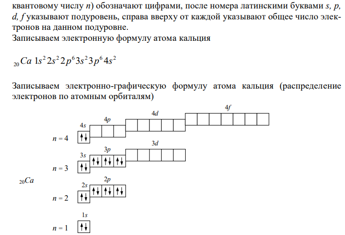  Напишите электронно-графическую формулу атома элемента с порядковым номером № 20.  