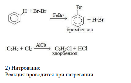 Перечислите химические свойства аренов. 