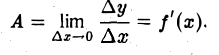 Производные и дифференциалы функции одной переменной