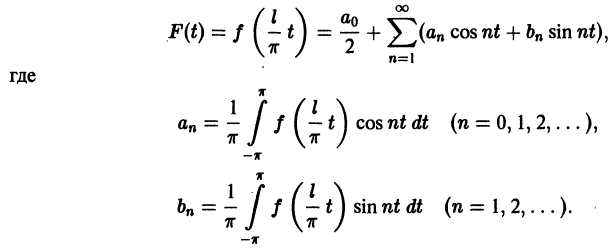 Решение рядов Фурье