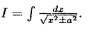 Интегральное исчисление функций одной переменной