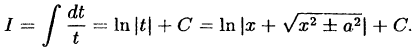 Интегральное исчисление функций одной переменной