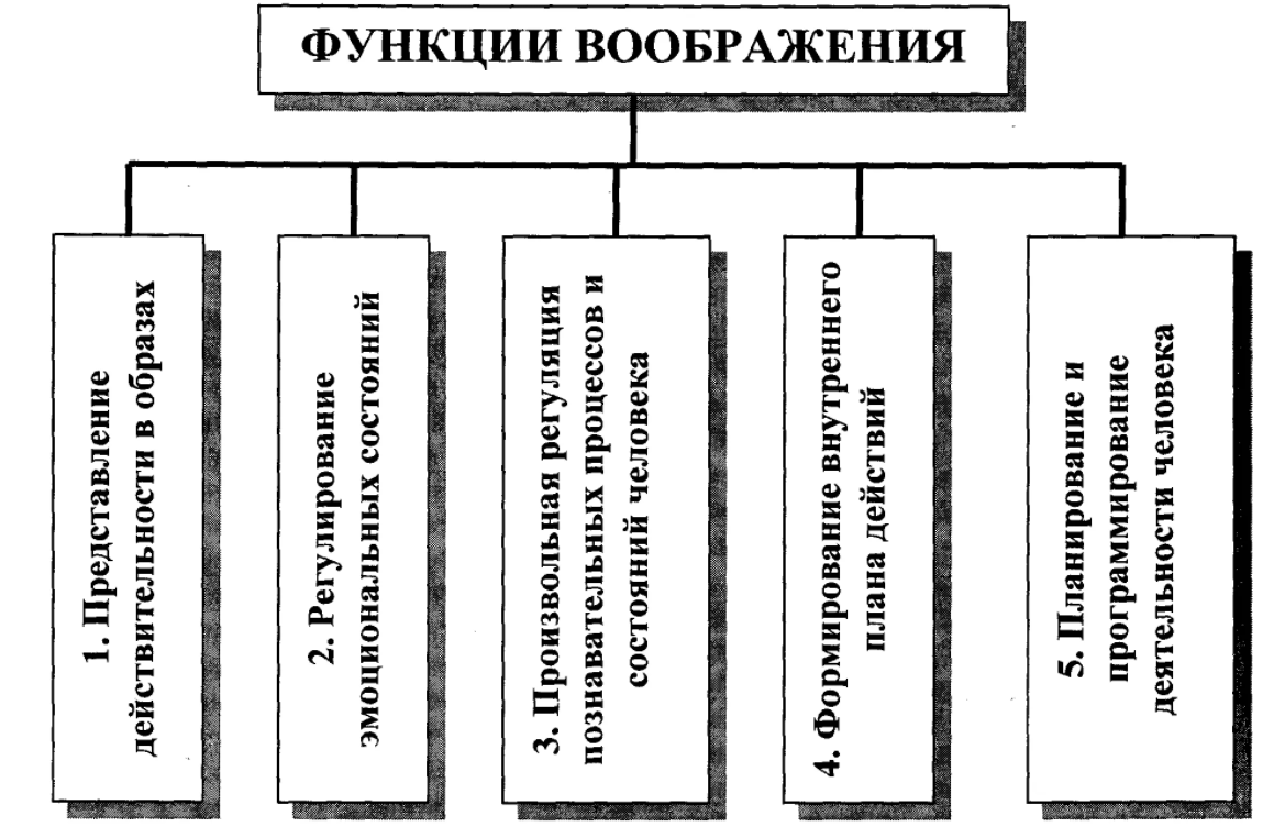 Функции воображения - Определение воображения