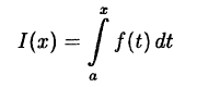Интегральное исчисление функций одной переменной