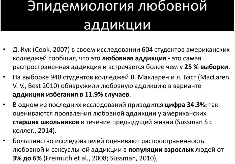 Теоретические аспекты изучения любовной зависимости - Понятие любовной зависимости