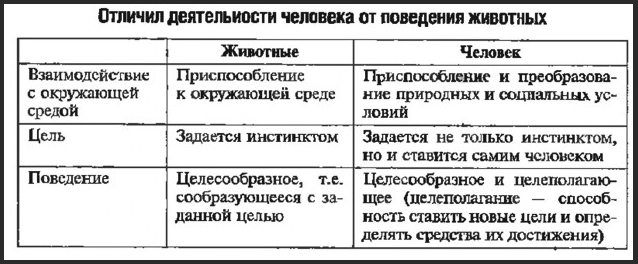 Человек и животное: проблема тождества и различия - Теоретические аспекты психики человека и животных