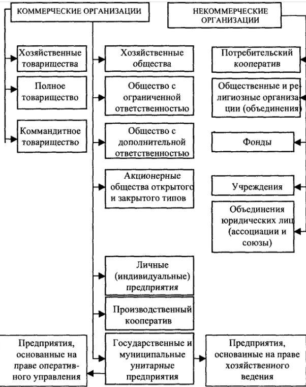 Цели деятельности коммерческих и некоммерческих организаций - Концепция и суть коммерческой деятельности предприятий