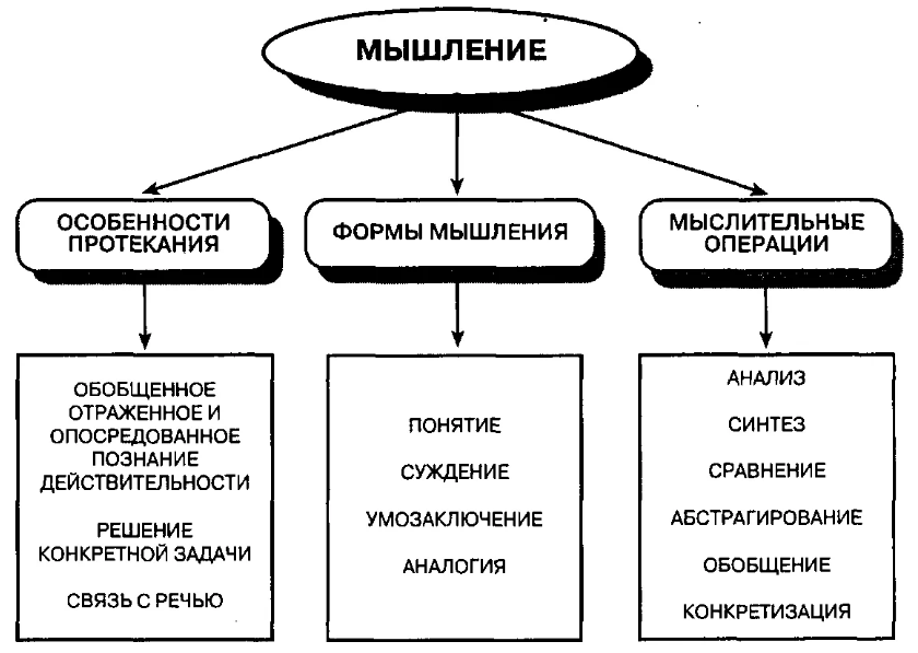 Активность мышления - Общая характеристика мышления