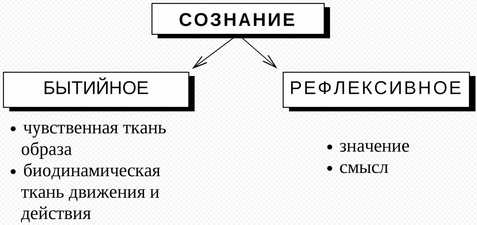 Связь речи и сознания человека - Концепция и структура сознания