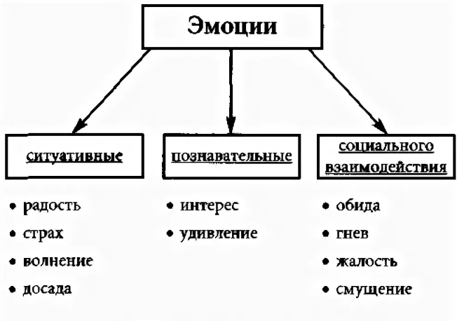 Абсолютные эмоции - Внутренние компоненты эмоций