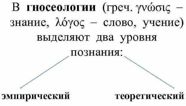 Направления в гносеологии