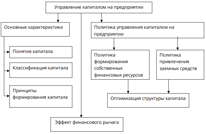 Управление собственным капиталом предприятия - Концепция акционерного капитала и его структура