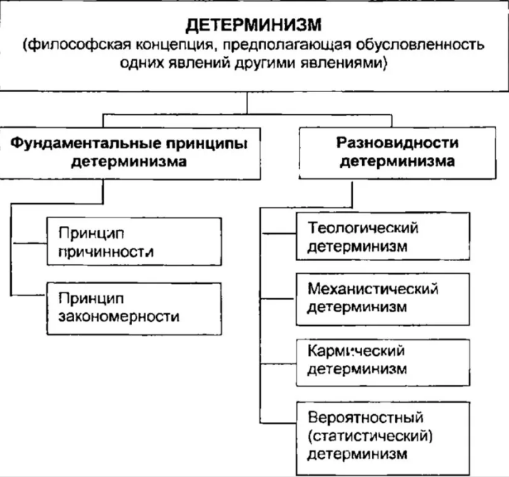 Различные формы детерминации мира: свобода и необходимость, возможность и действительность