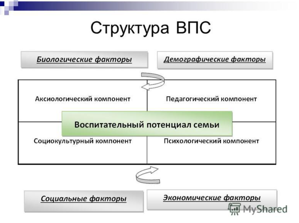 Воспитательный потенциал семьи - Факторы характеризующие жизнедеятельность семьи