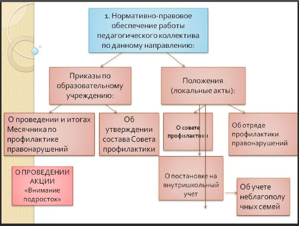 Нормативно-правовое обеспечение образовательной организации - Организационно - правовые основы деятельности общеобразовательных организаций 