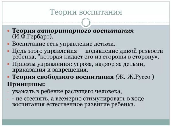 Изложите основные положения современной теории обучения и воспитания - Понятие обучения и воспитания