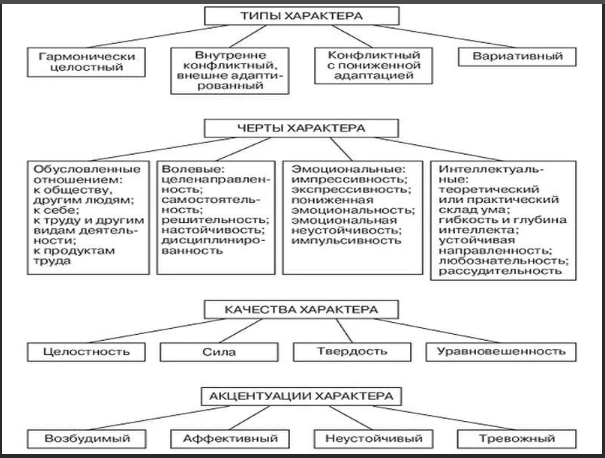 Психотип личности с ярко выраженными чертами характера - Понятие и структура характера