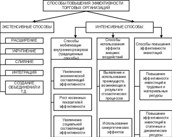 Пути повышения эффективности в сервисных организациях - Содержание эффективности производства