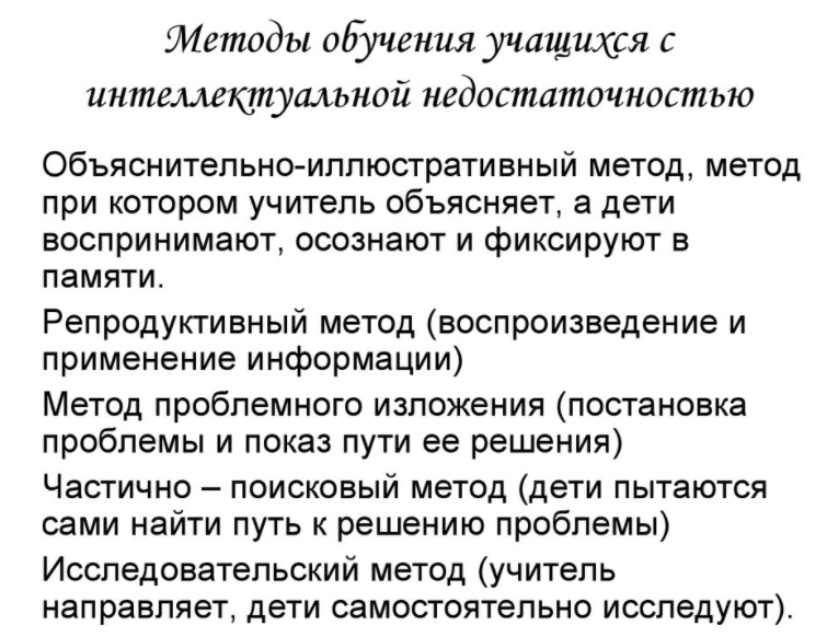 Особенности усвоения естествоведческих понятий учащимися старших классов с интеллектуальной недостаточностью