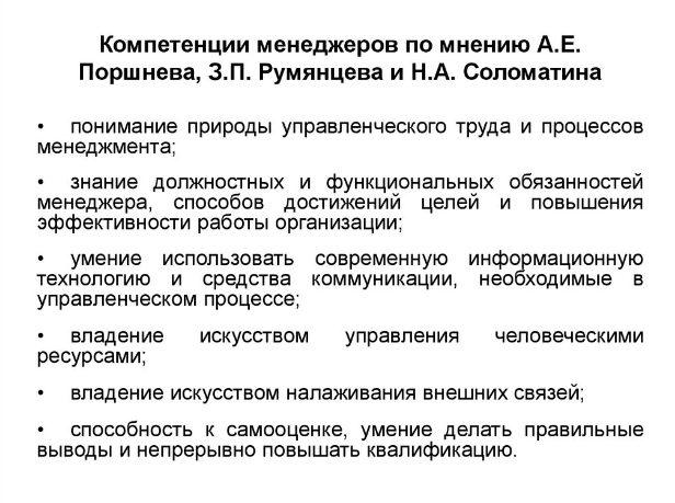 Сравнительный анализ компетенций менеджеров и предпринимателей в российских компаниях - Психологический портрет предпринимателя