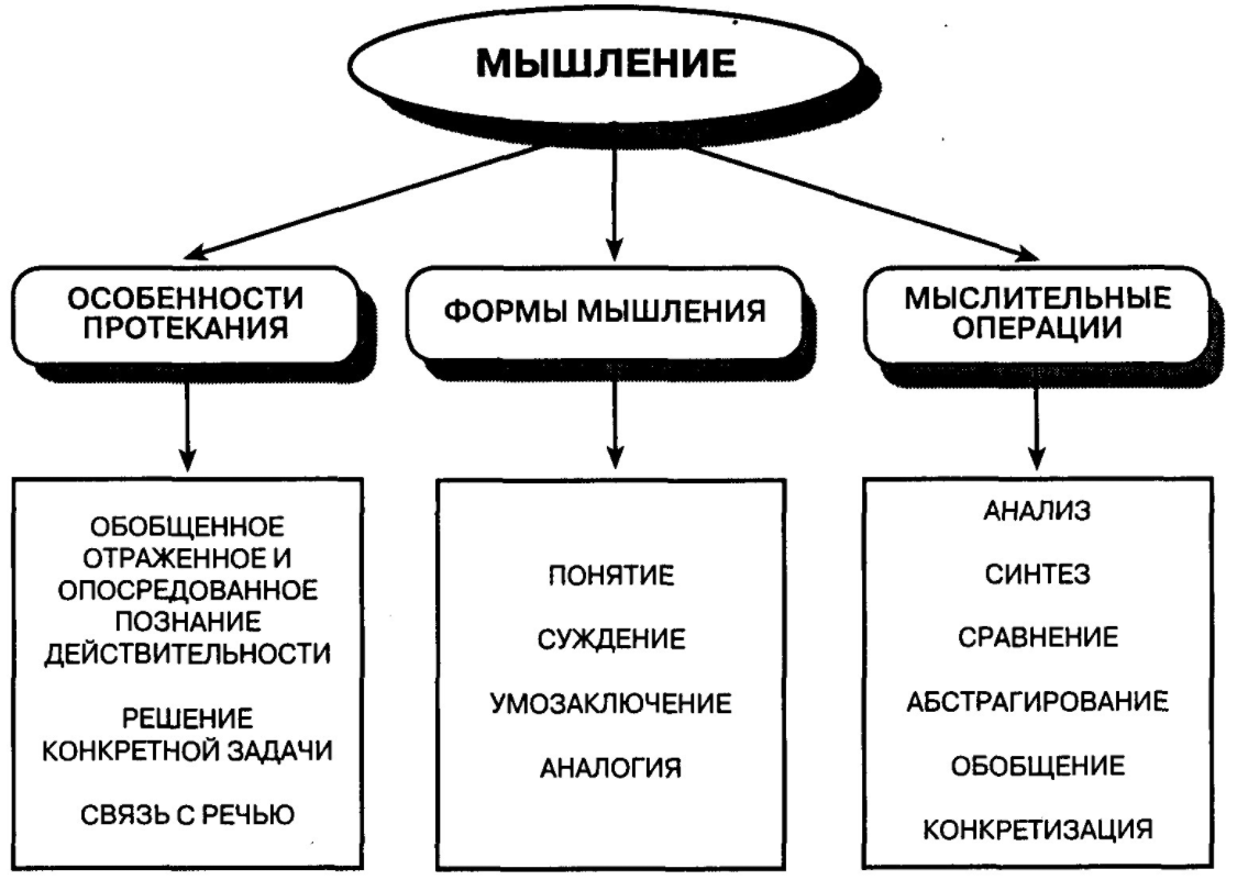 Взаимосвязь мышления и речи - Понятие  мышления